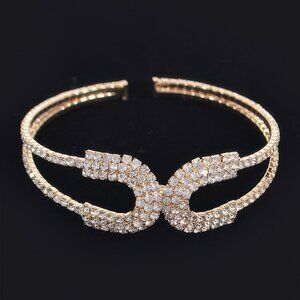 Wrap Rhinestone Bangle